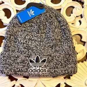 Adidas Unisex Original Trefoil Beanie Black & White